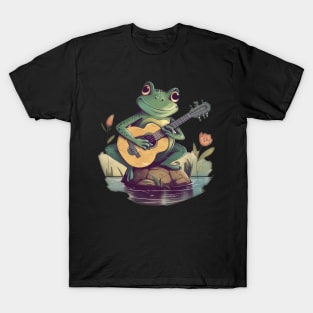 Frog Guitar Acoustic T-Shirt